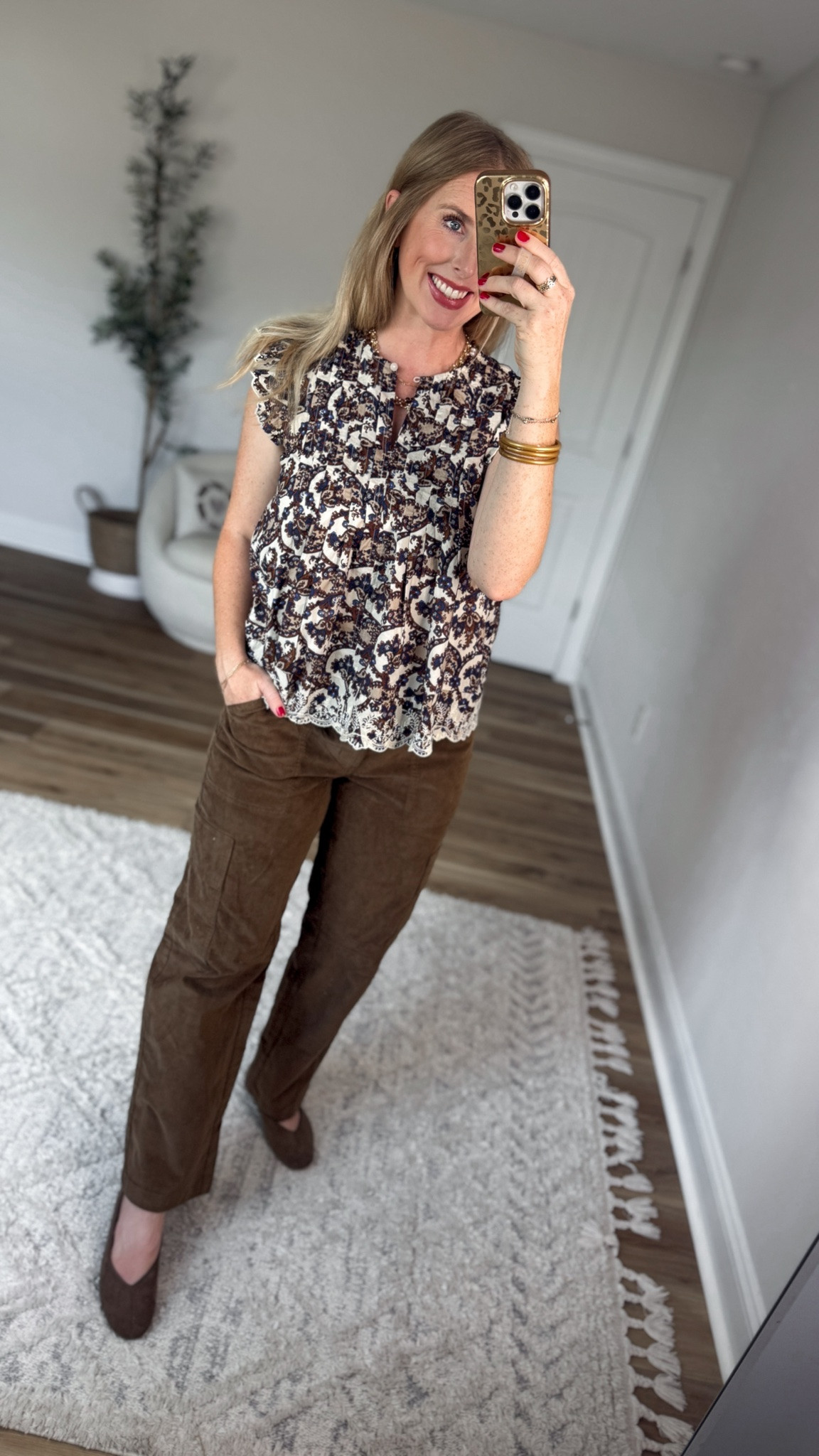 Daily try on, Walmart outfit, Walmart fashion, Walmart try on, scenario, corduroy pants

#LTKootd