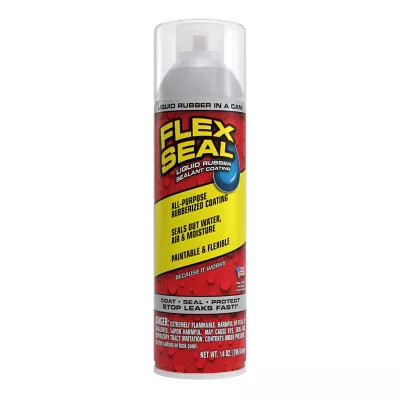 Flex Seal 14 oz. Clear Aerosol Liquid Rubber Sealant Coating | Tractor Supply