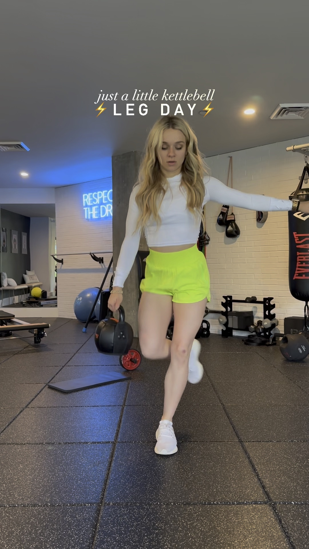 Amazon crop top and bright green shorts! Wearing XS in both, TTS!

#LTKfindsunder50 #LTKfitness #LTKVideo