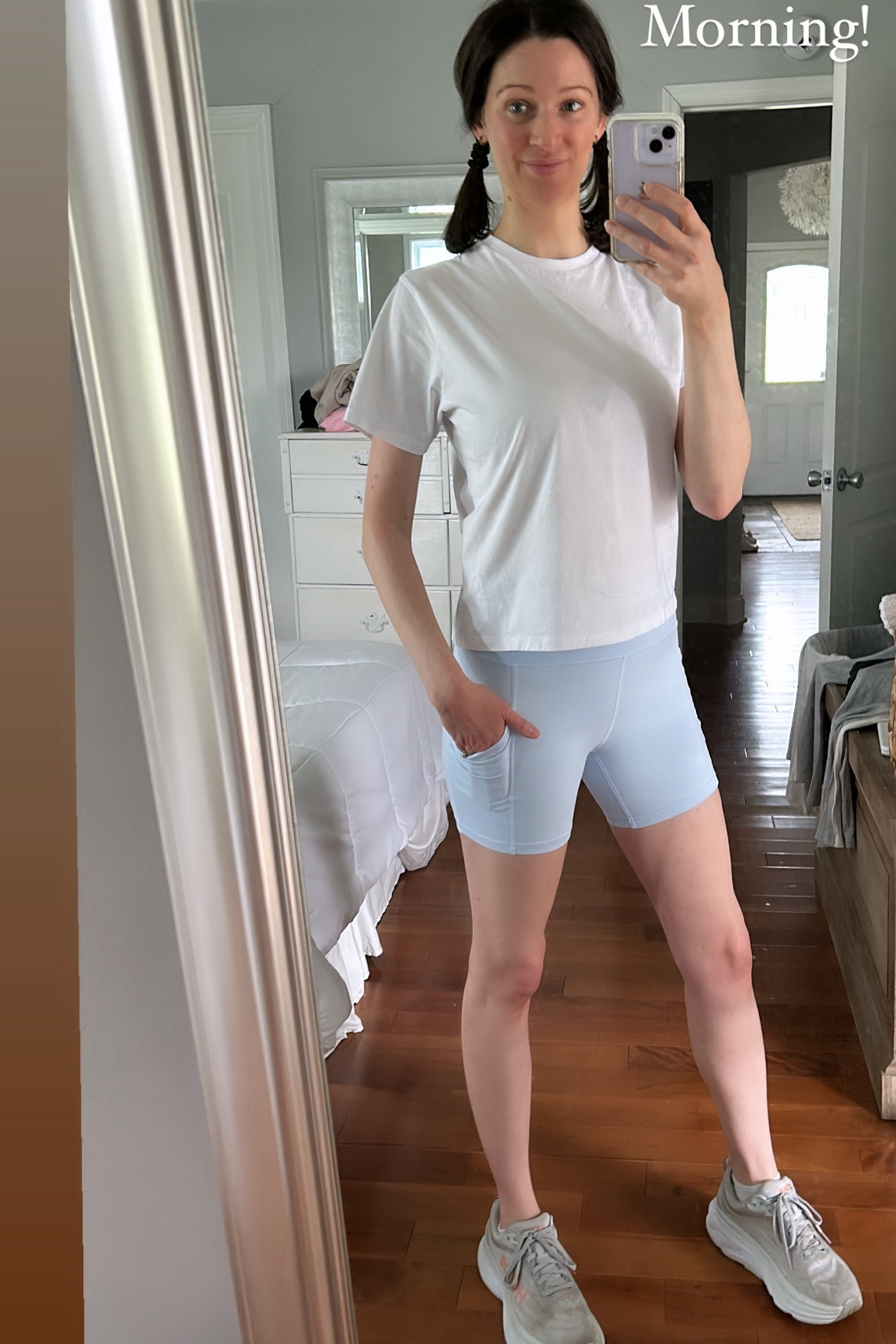 All exact items linked. Biker shorts are currently buy 2 for $40 !! Or on sale for $33 separately. I LOVE this pair! They’re so complimenting and comfy soft with pockets!
#bikershortswithpockets 
#momleisure #momfit

#LTKFitness #LTKActive #LTKSaleAlert