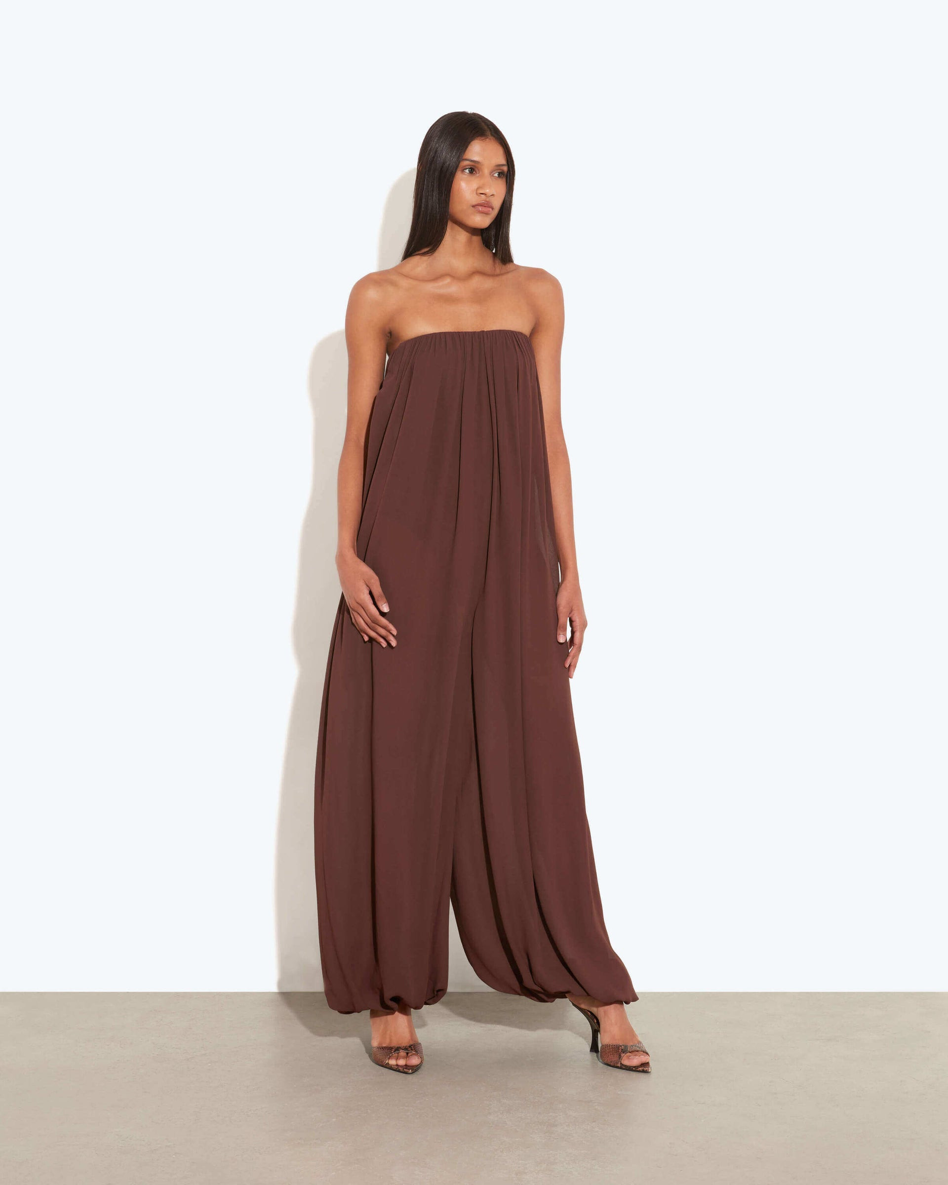 SICILY JUMPSUIT BROWN | Rat & Boa