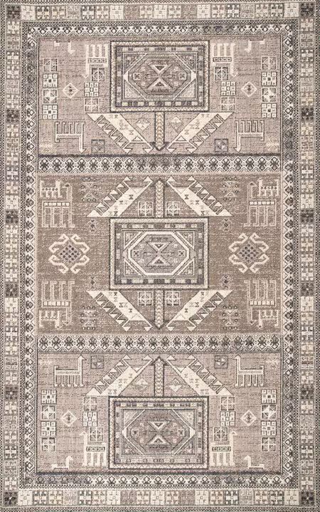 Beige Saharan Temple Area Rug | Rugs USA