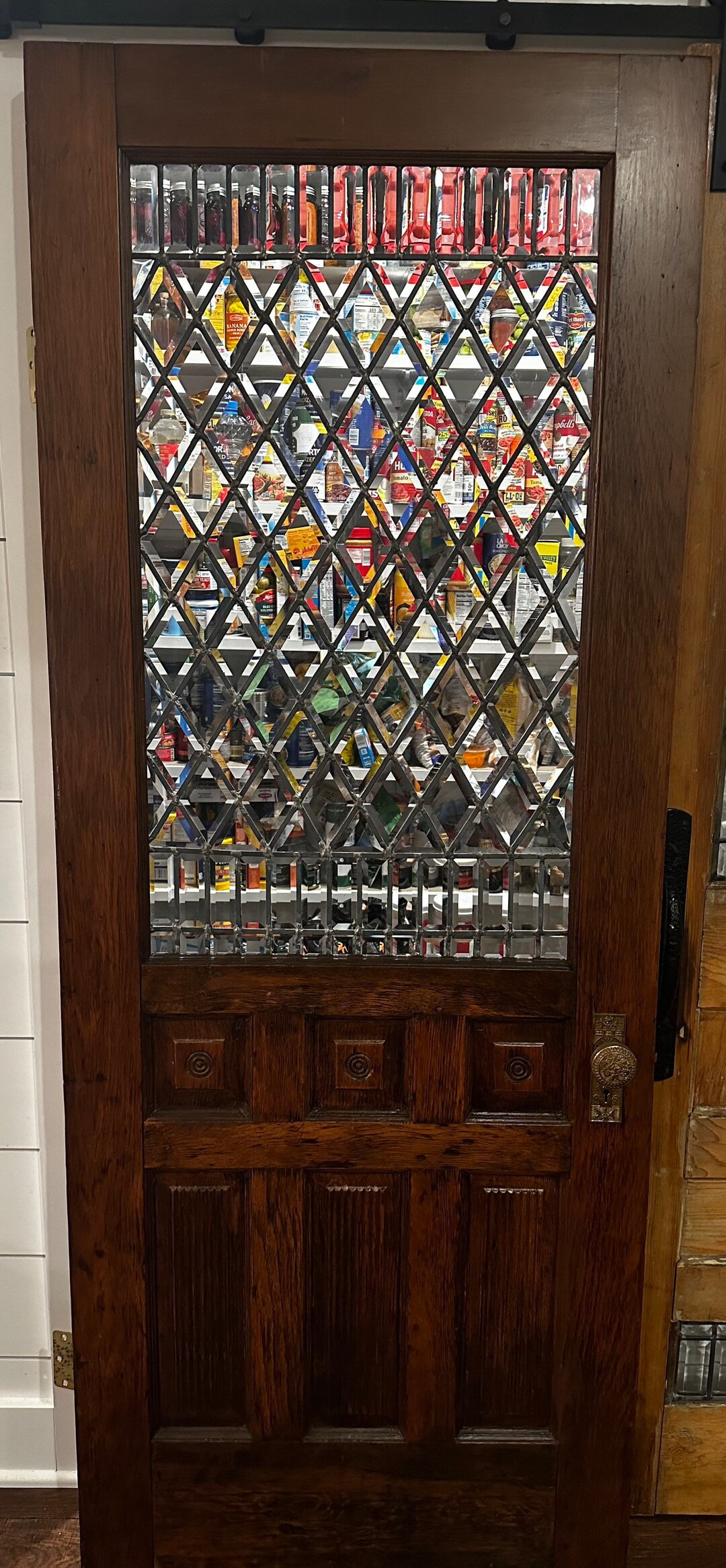 30 Leaded Glass Door With Beautiful Knob - Etsy | Etsy (US)