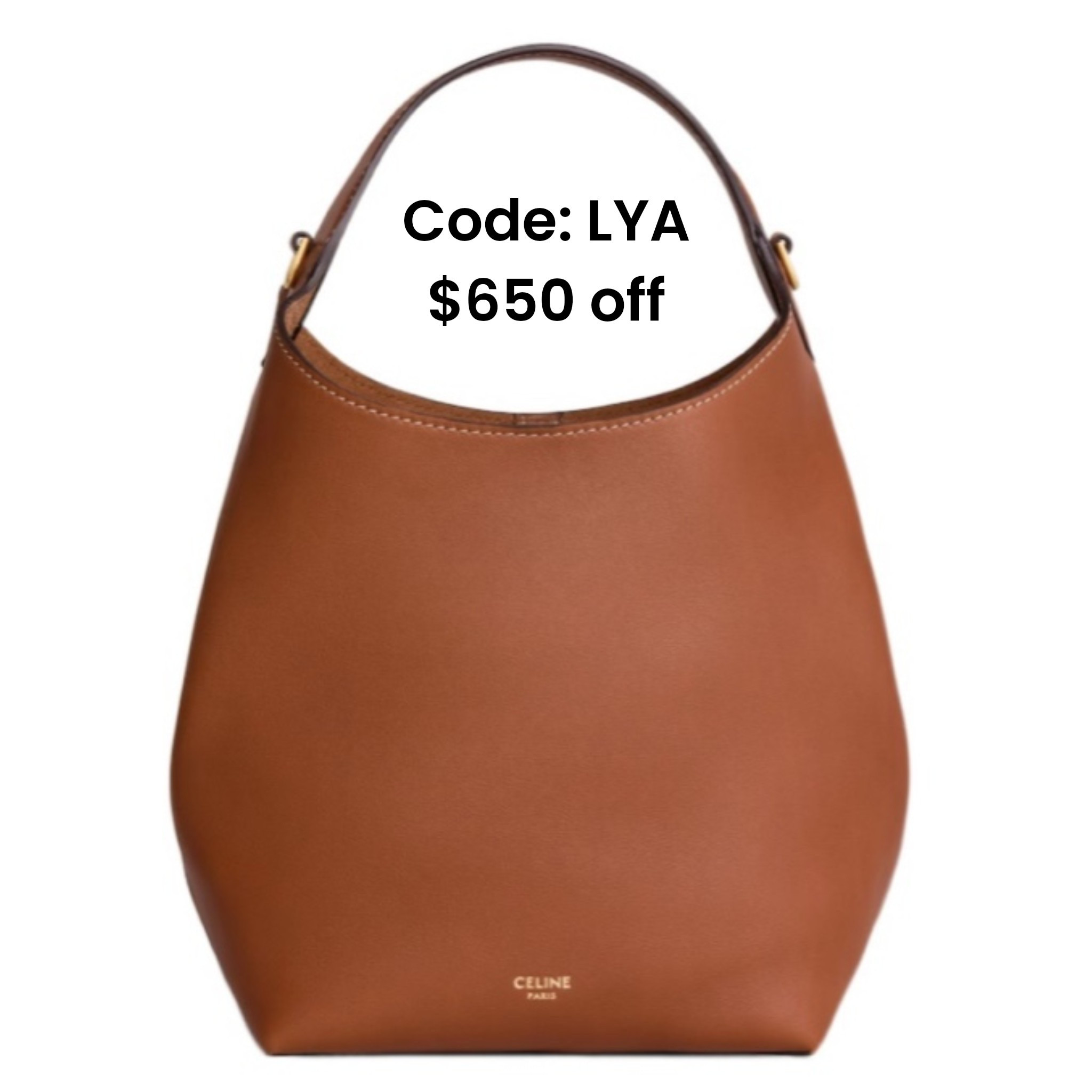 CELINE BROWN HOBO