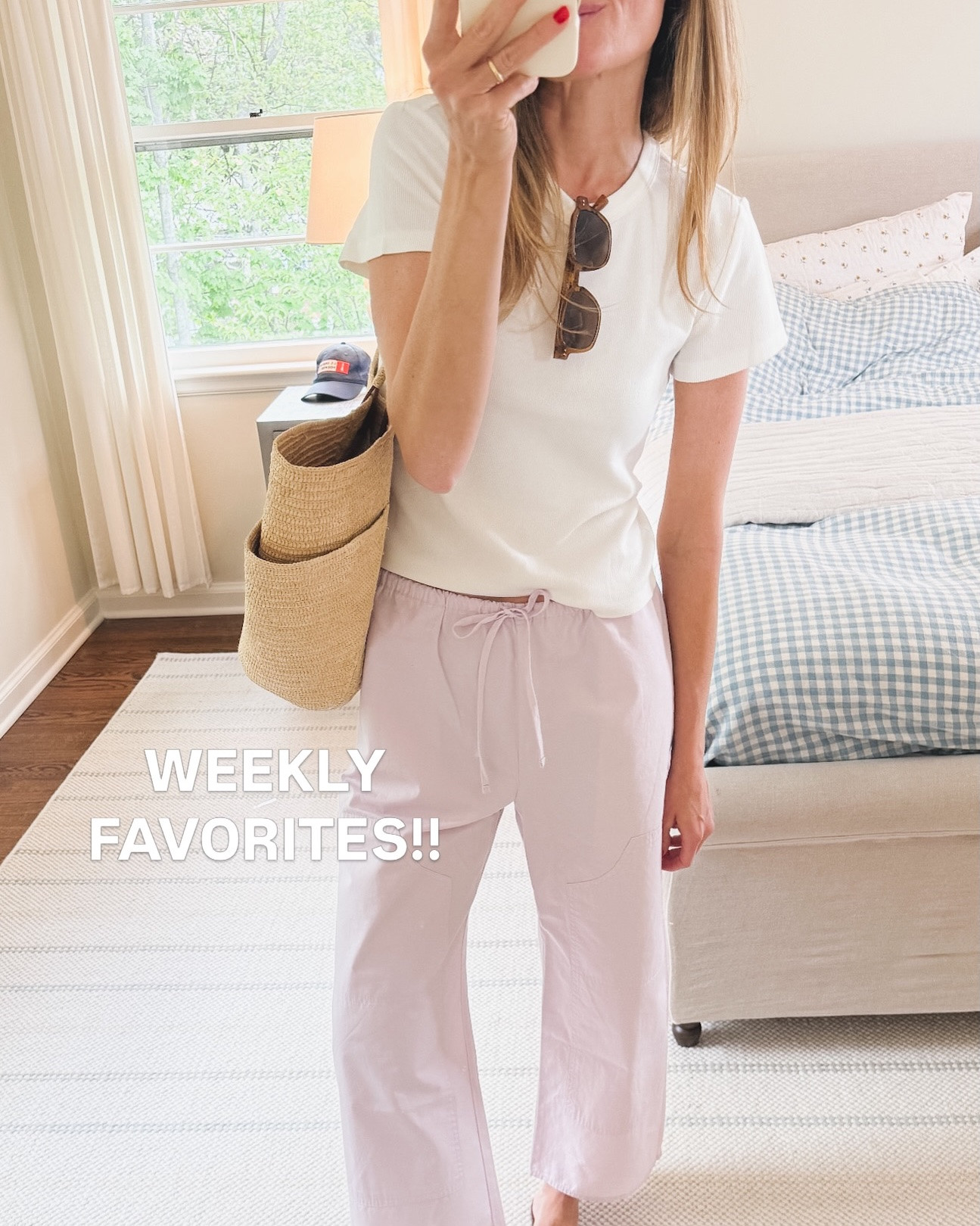 Favorites from the past two weeks. Lots of drawstring pants, cotton sweaters, great denim, and tanks. 

✨ linked as much as I could! So many great pieces I love and wear so much 

#ootd #everydaystyle #outfitinspiration #classicstyle #momstyle

#LTKootd #LTKdayinmylife #LTKSeasonal
