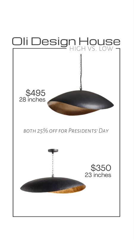 Designer dupe, look for less

Black and brass asymmetrical wide pendant. 

Modern organic home, moody decor

#LTKsalealert #LTKFind #LTKhome