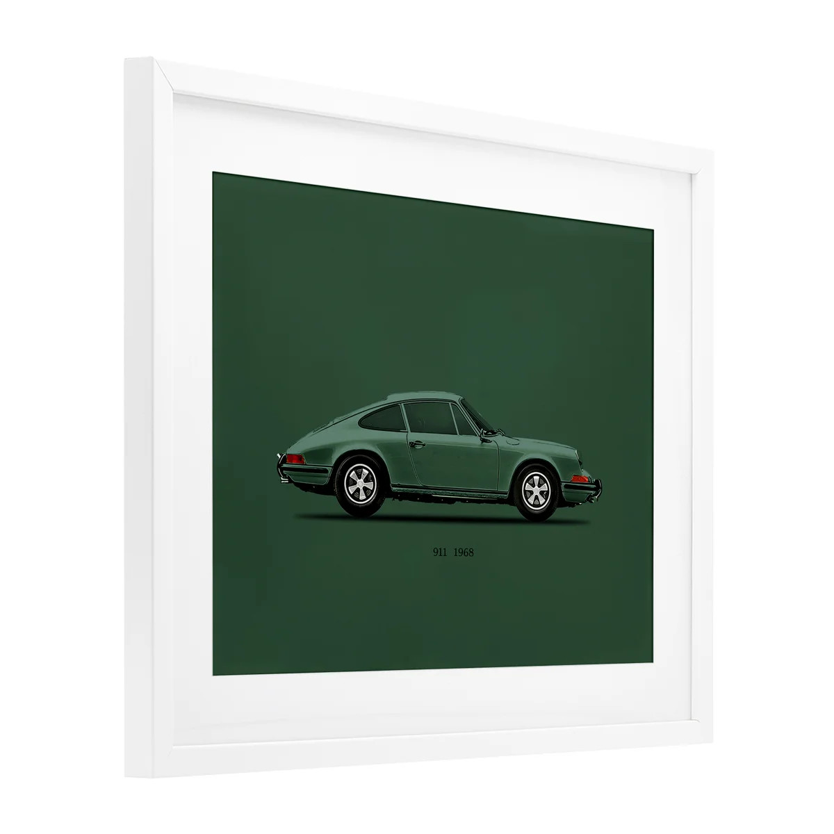 Green Toned Classic Car Framed Print Under Glass, design by Mark Rogan | Wayfair North America