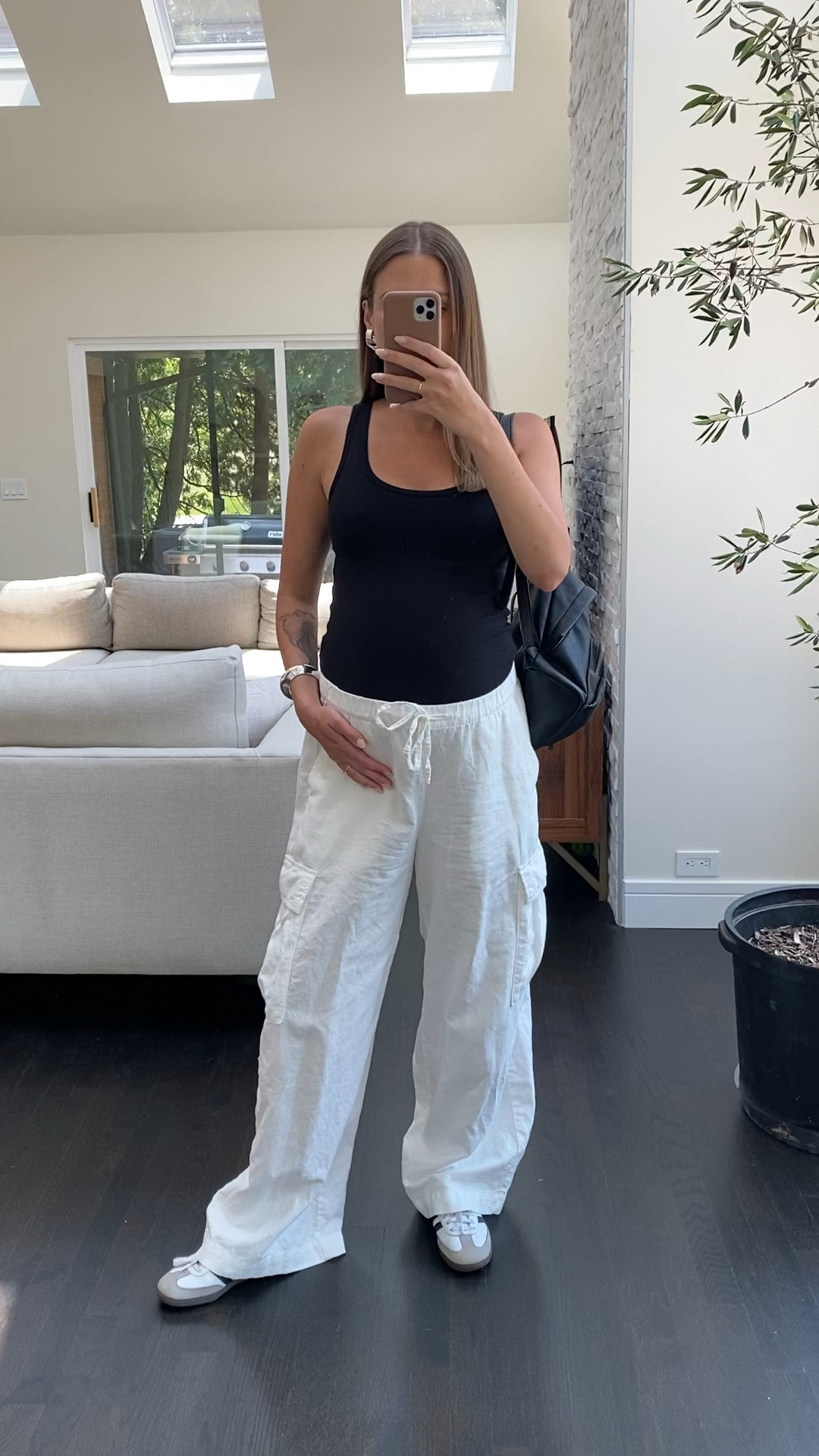 These pants have been one of my favorites during pregnancy! Wide leg and super stretchy, drawstring waistband. 

#LTKstyletip #LTKbump #LTKfindsunder100