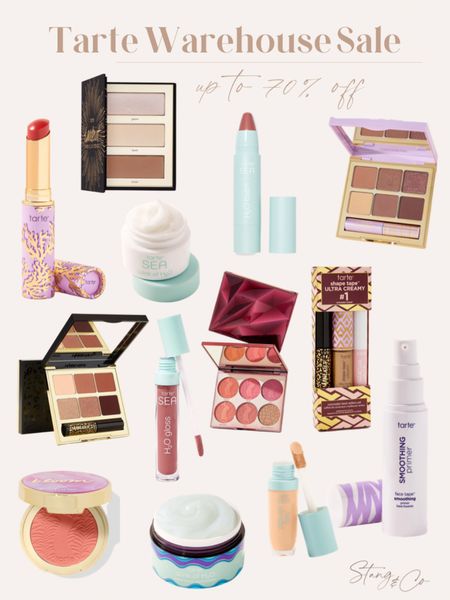 Tarte Cosmetics warehouse sale - save up to 70% and get free shipping with code EXTRA20. 

Eyeshadow palette lipgloss lipstick blush concealer eye cream primer 

#LTKbeauty #LTKsalealert #LTKunder50