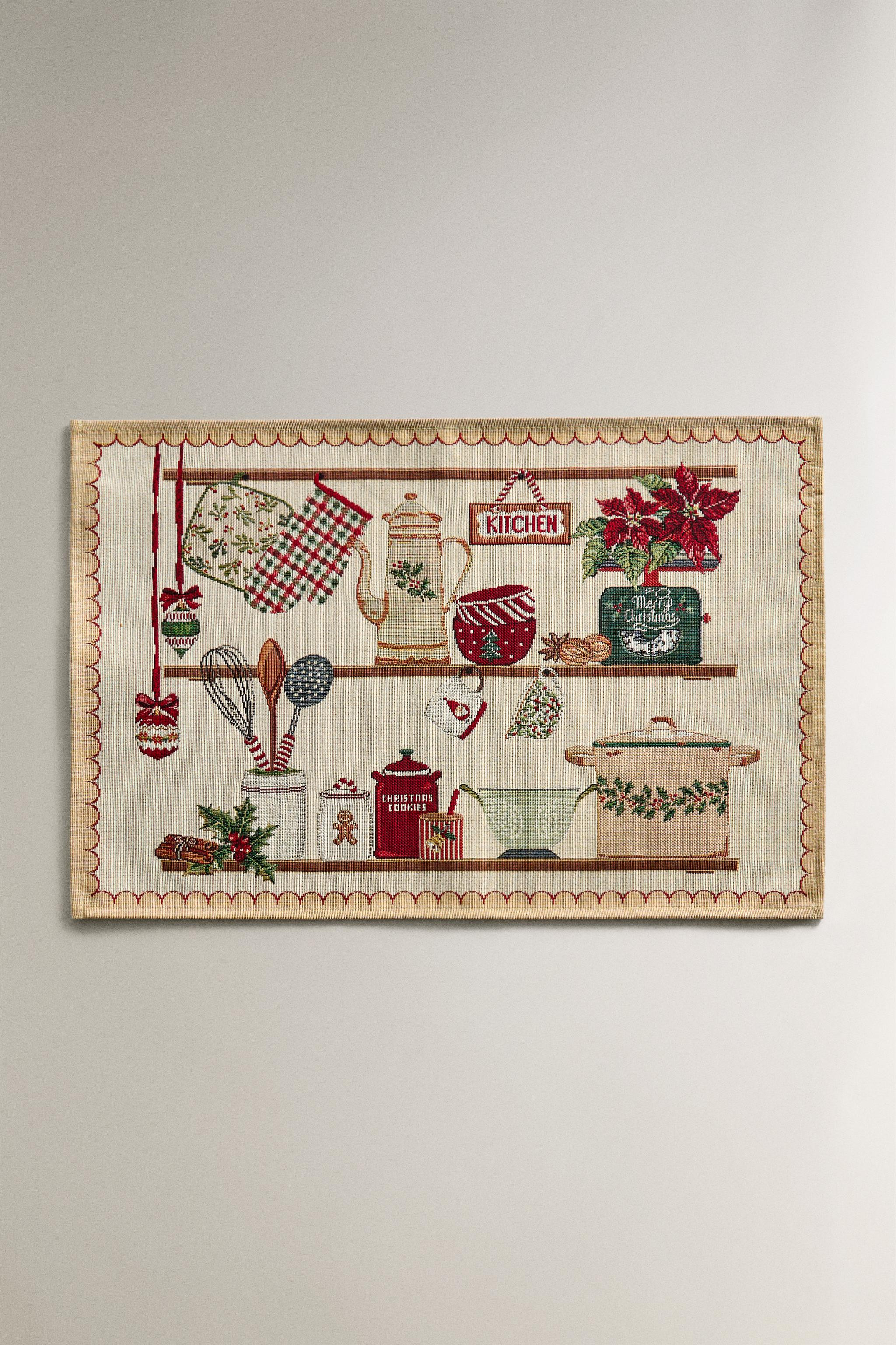 CHRISTMAS KITCHEN PLACEMAT | Zara Canada