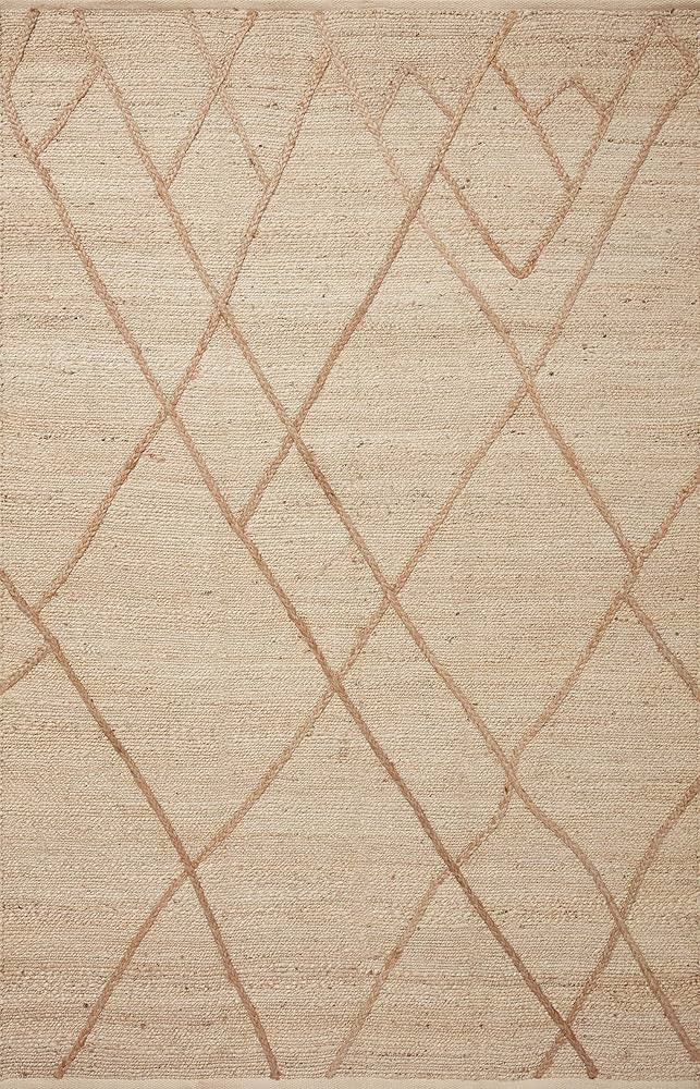 Loloi Bodhi Collection BOD-01 Ivory/Natural 5'-0" x 7'-6" Area Rug | Amazon (US)