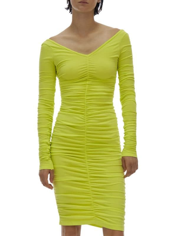 Ruched Midi Dress | Saks Fifth Avenue OFF 5TH