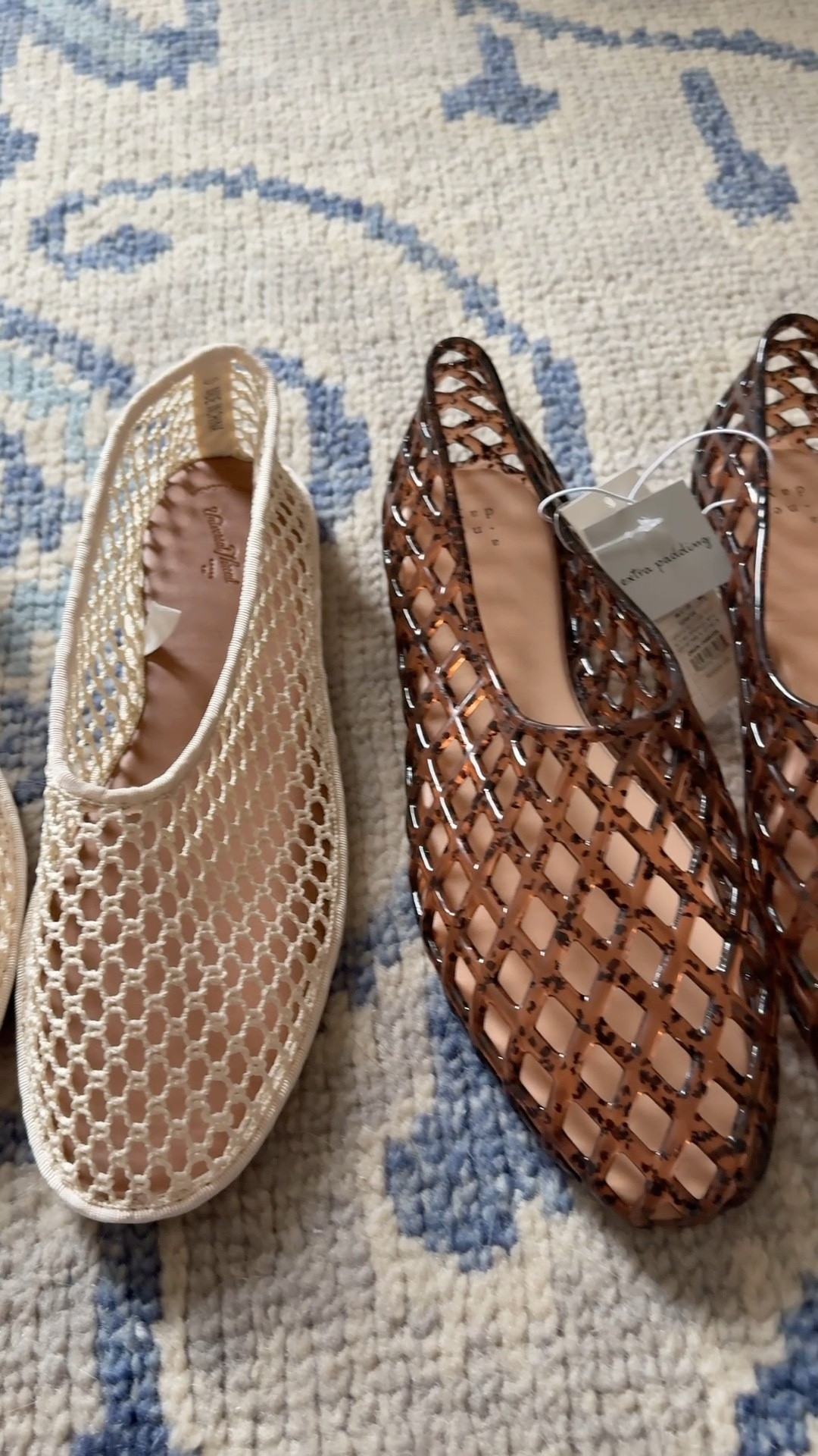 How cute are these @Target shoes for spring?! The comfiest jellies in a fresh new color and these crochet flats might be my new favorite pair!! 

#LTKootd #LTKSeasonal #LTKSaleAlert