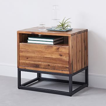 Logan Industrial Nightstand | West Elm (US)