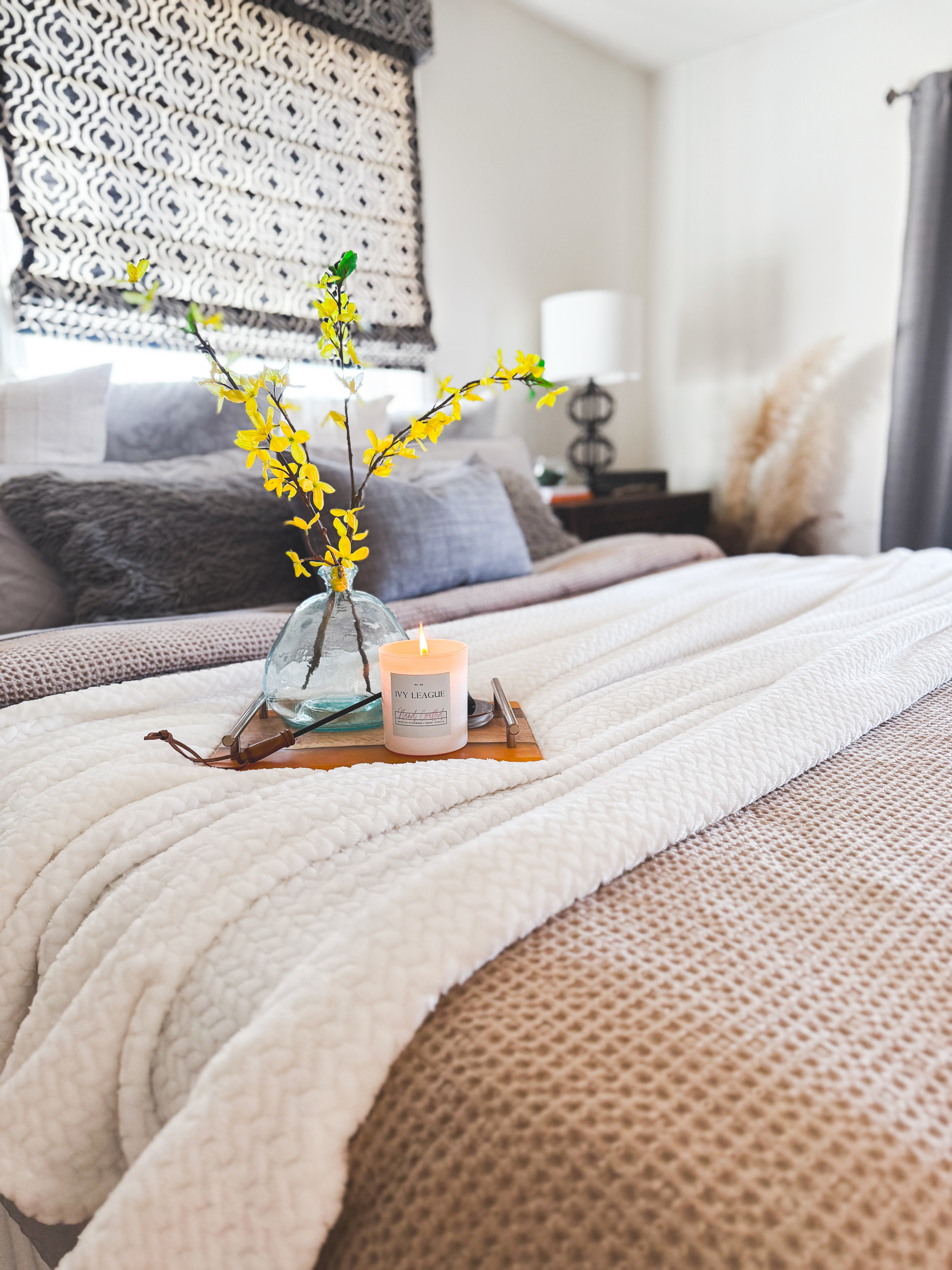 Treat yourself to luxury bedding that feels like a cloud and makes every night feel like a five-star experience. Pair it with handcrafted scents that fill the air with pure relaxation, creating the perfect place to unwind and recharge.

#LTKSeasonal #LTKHome #LTKStyleTip
