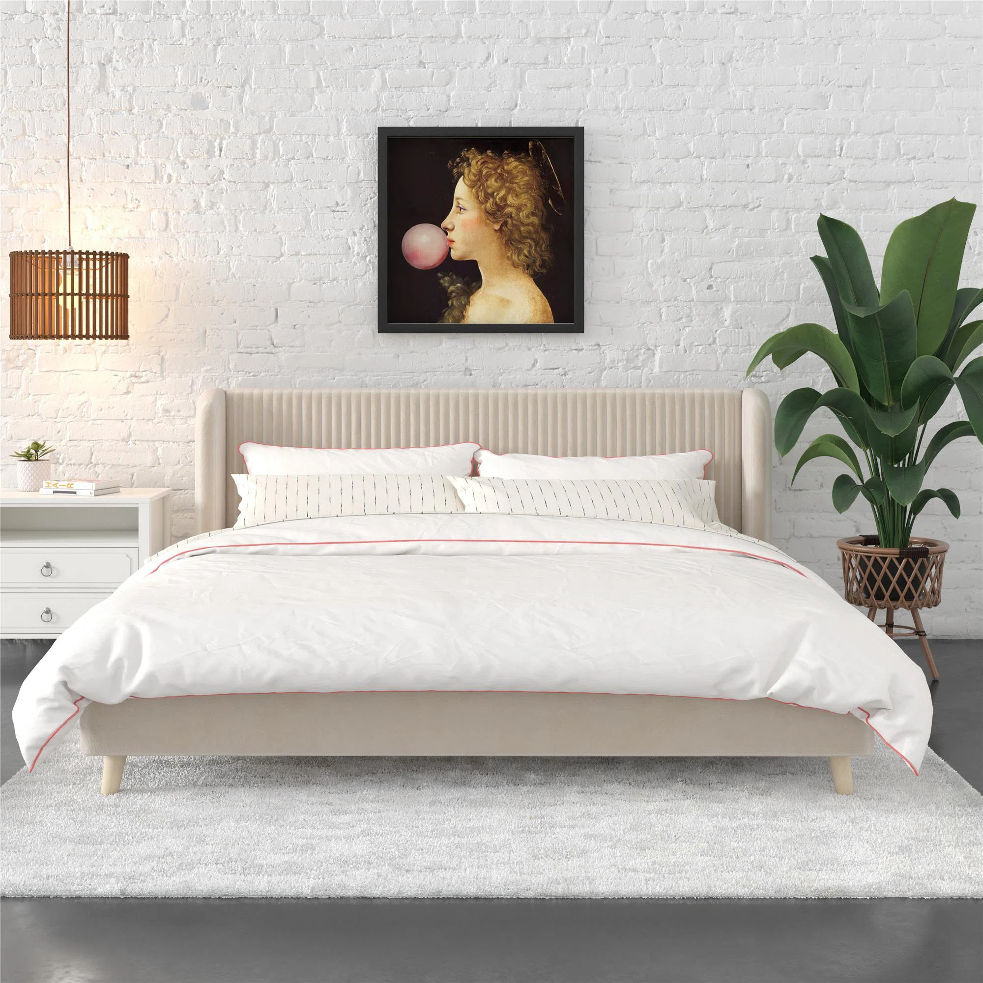 Novogratz Holly King Size Upholstered Platform Bed & Reviews | Wayfair | Wayfair North America
