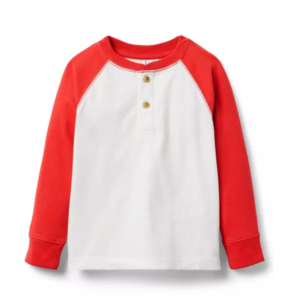 Henley Baseball Tee | Janie and Jack