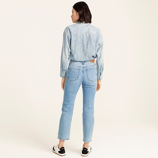 Tall High-rise '90s classic straight jean in Scuttle wash | J.Crew US