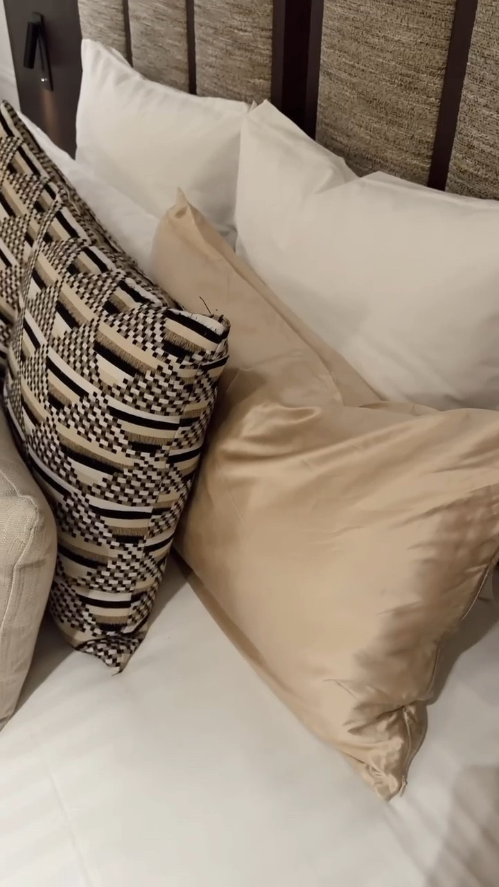 Anyone else feel guilty being a side sleeper? I love this silk pillow case, I use one at home and love this one for travel! 
StylinByAylin, Aylin

#LTKBeauty #LTKStyleTip #LTKTravel