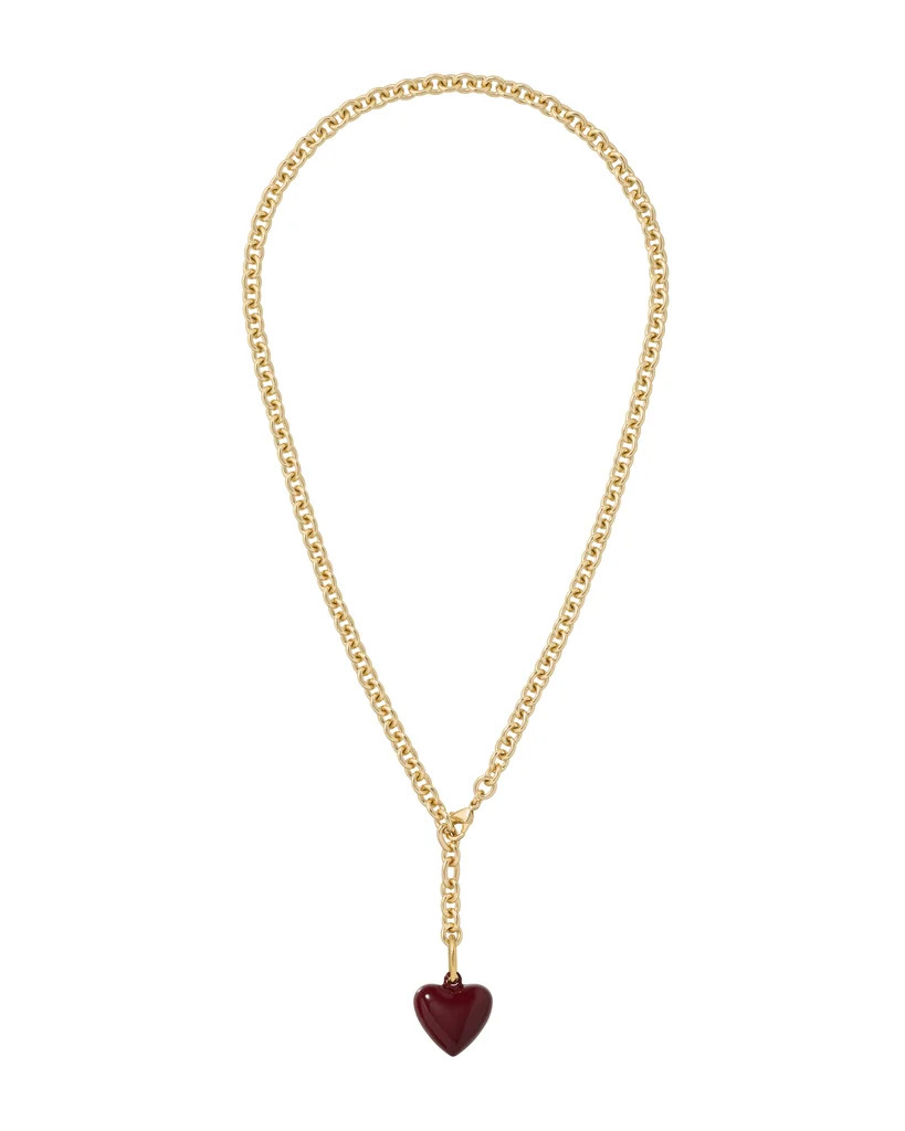 The Mini Puffy Heart Charm Necklace | Roxanne Assoulin