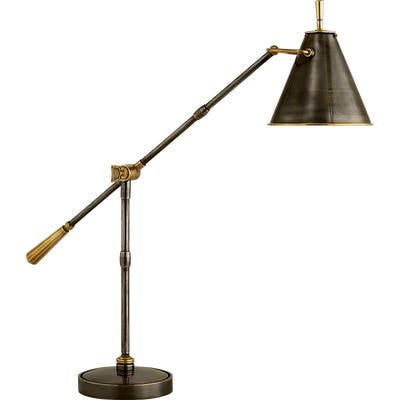 Goodman Table Lamp in Bronze and Hand-Rubbed Antique Brass | Visual Comfort