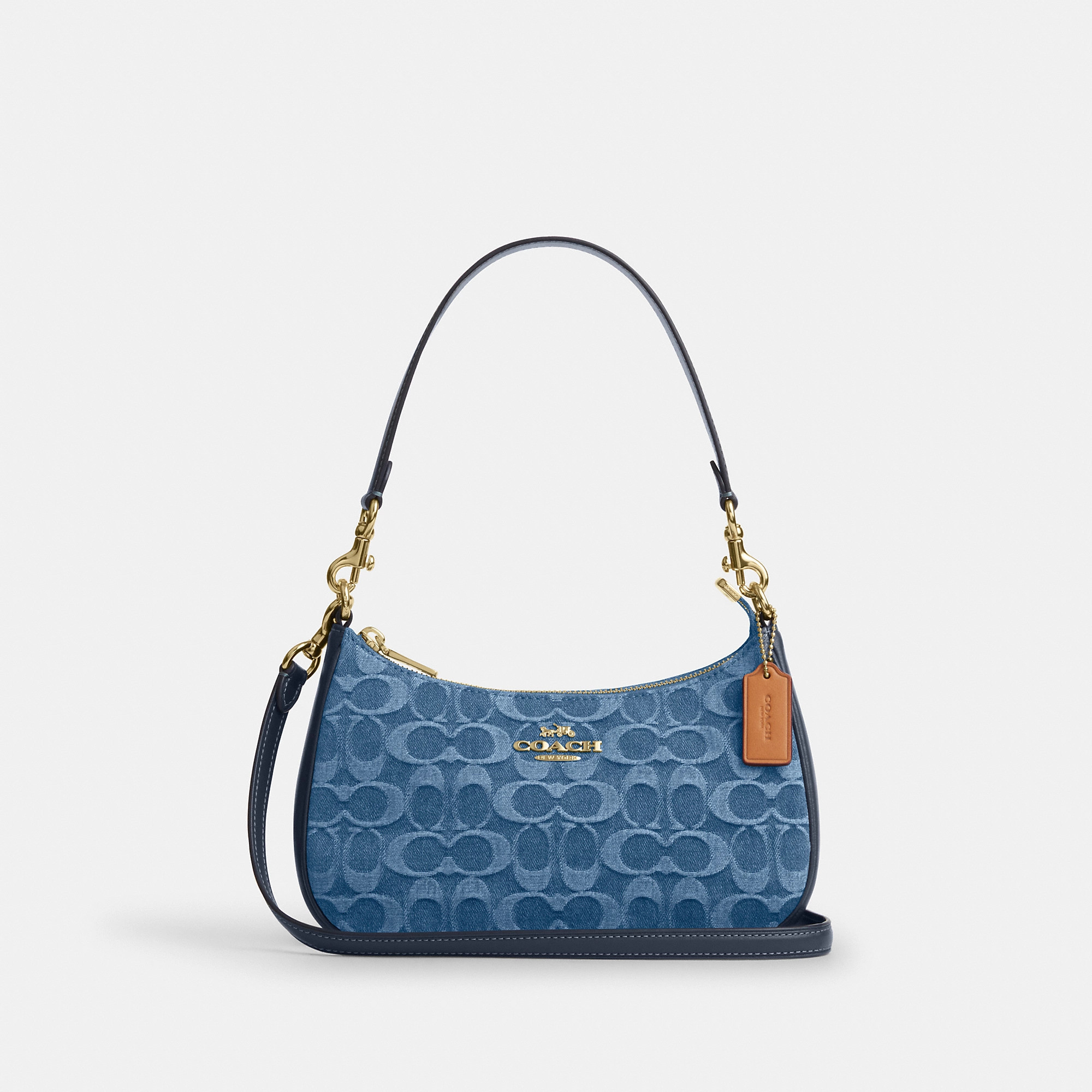Teri Shoulder Bag In Signature Denim | Coach Outlet US