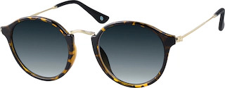 Tortoiseshell Premium Round Sunglasses #1130825 | Zenni Optical Eyeglasses | Zenni Optical (US & CA)