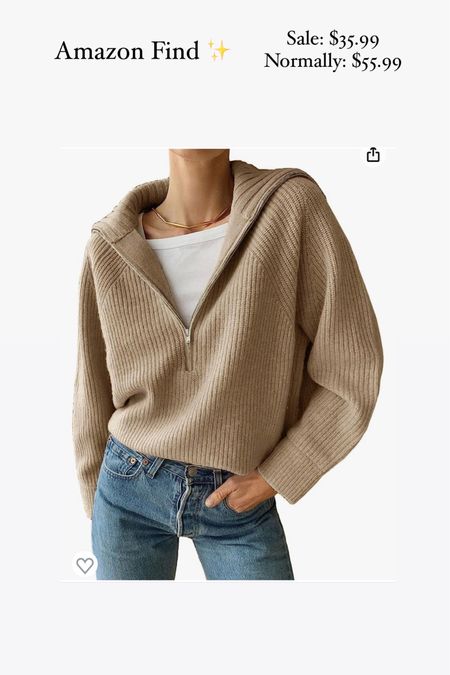 Amazon find
Sweater 
Amazon deal
Fall style winter style
Comfortable/ casual style 

#LTKfindsunder50