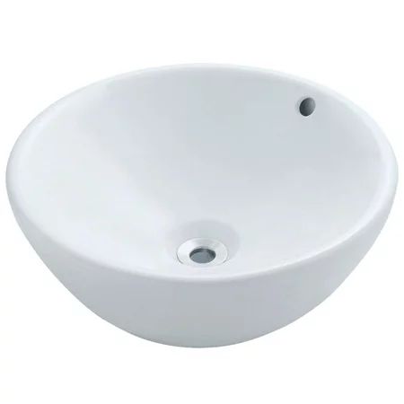 MR Direct V2200-White Porcelain Vessel Bathroom Sink | Walmart (US)