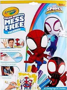 Crayola Color Wonder, Spiderman Coloring Pages & Mess Free Markers, Gift | Amazon (US)
