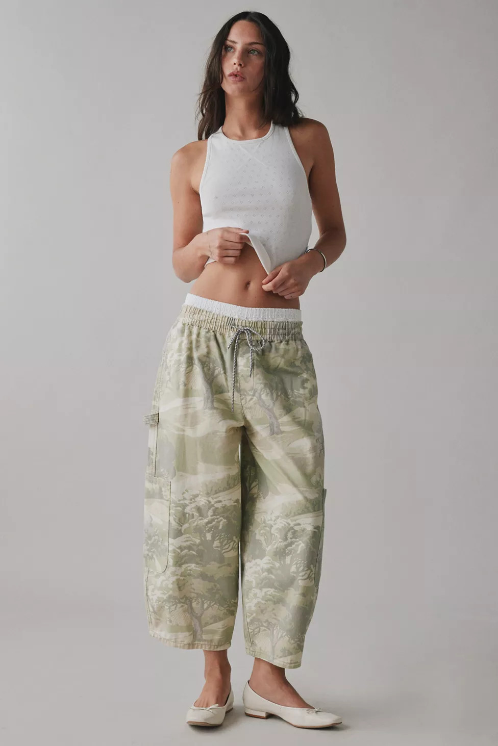BDG Eva Canvas Wide Leg Crop Pant | Urban Outfitters (US and RoW)