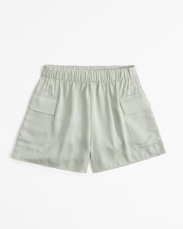 Lounge Satin Short | Abercrombie & Fitch (US)