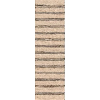 Novogratz by Momeni Montauk Lighthouse Jute Hand Woven Area Rug (2'3" x 8' Runner - Charcoal) | Bed Bath & Beyond