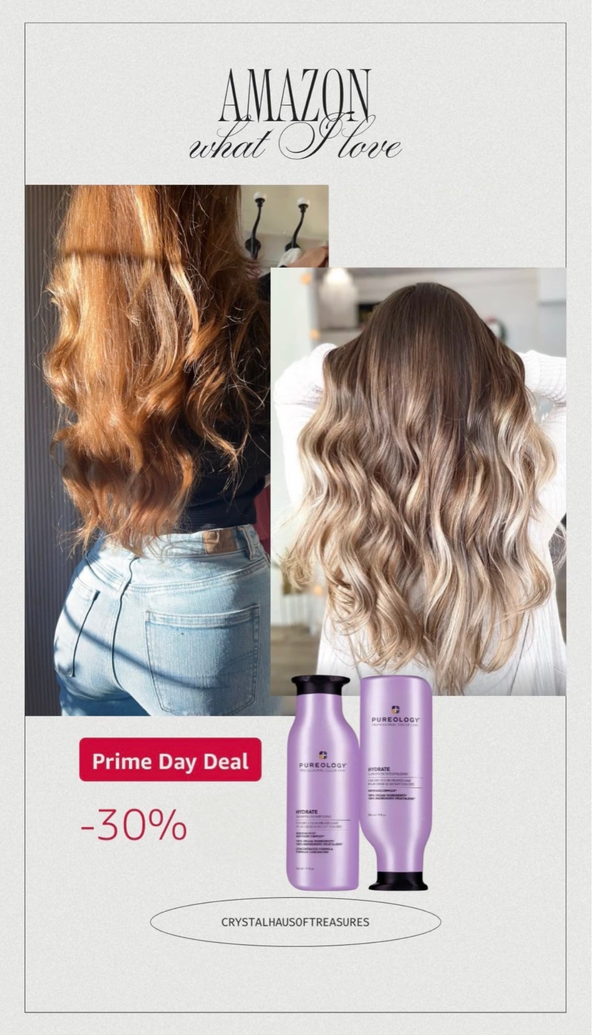 The shampoo & conditioner I have been using religiously for over 7 years! It has kept my hair long and healthy through any color or treatment I have put it through. On Amazon prime Day deal!!

#amazon #amazonprimeday #primedaydeal #prime #hair #haircare #beauty #amazonbeauty

#LTKgrwm #LTKselfcare #LTKBeauty