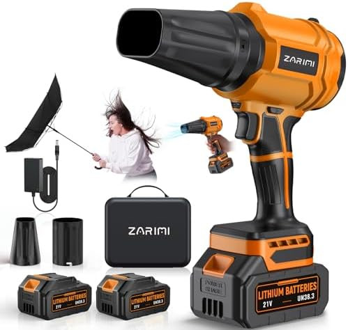 Amazon.com: YUQUESEN Cordless Leaf Blower, 980,000 RPM Handheld Leaf Blower with 2 X 4.0Ah Batter... | Amazon (US)