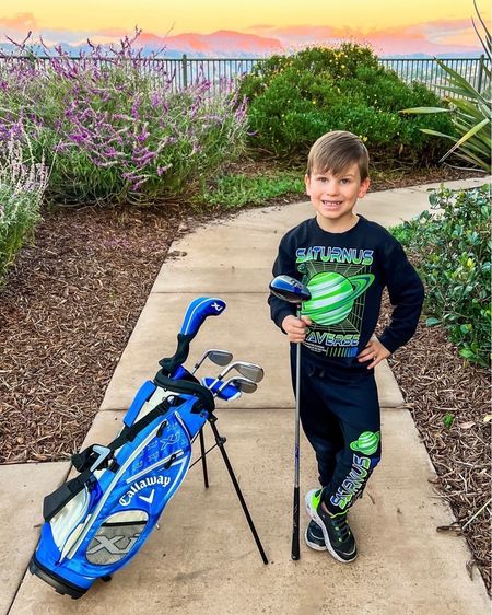 Caleb grew again, so it was time for some new golf clubs for his height. He loves his new golf clubs! 

This is the level 2 set for boys and girls 47-53 inches tall. 

Callway kids golf club set, golf clubs 47-53”, Amazon find, kids gift idea

#LTKfamily #LTKkids #LTKGiftGuide