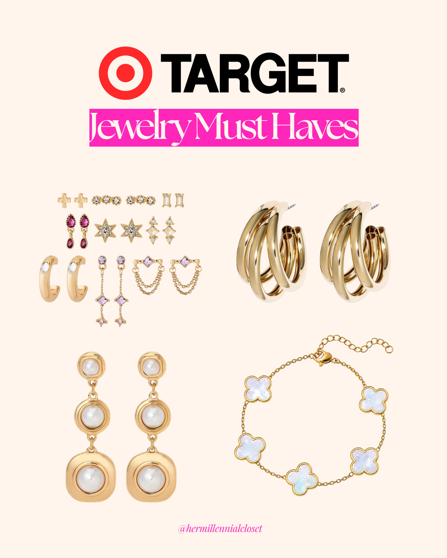 Jewelry finds from Target! 

 #LTKgrwm #LTKootd