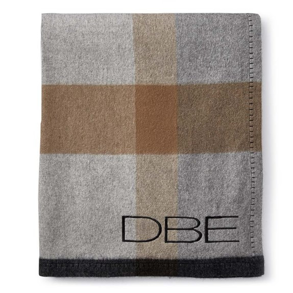 Plaid Lambswool Throw, Grayson | Williams-Sonoma