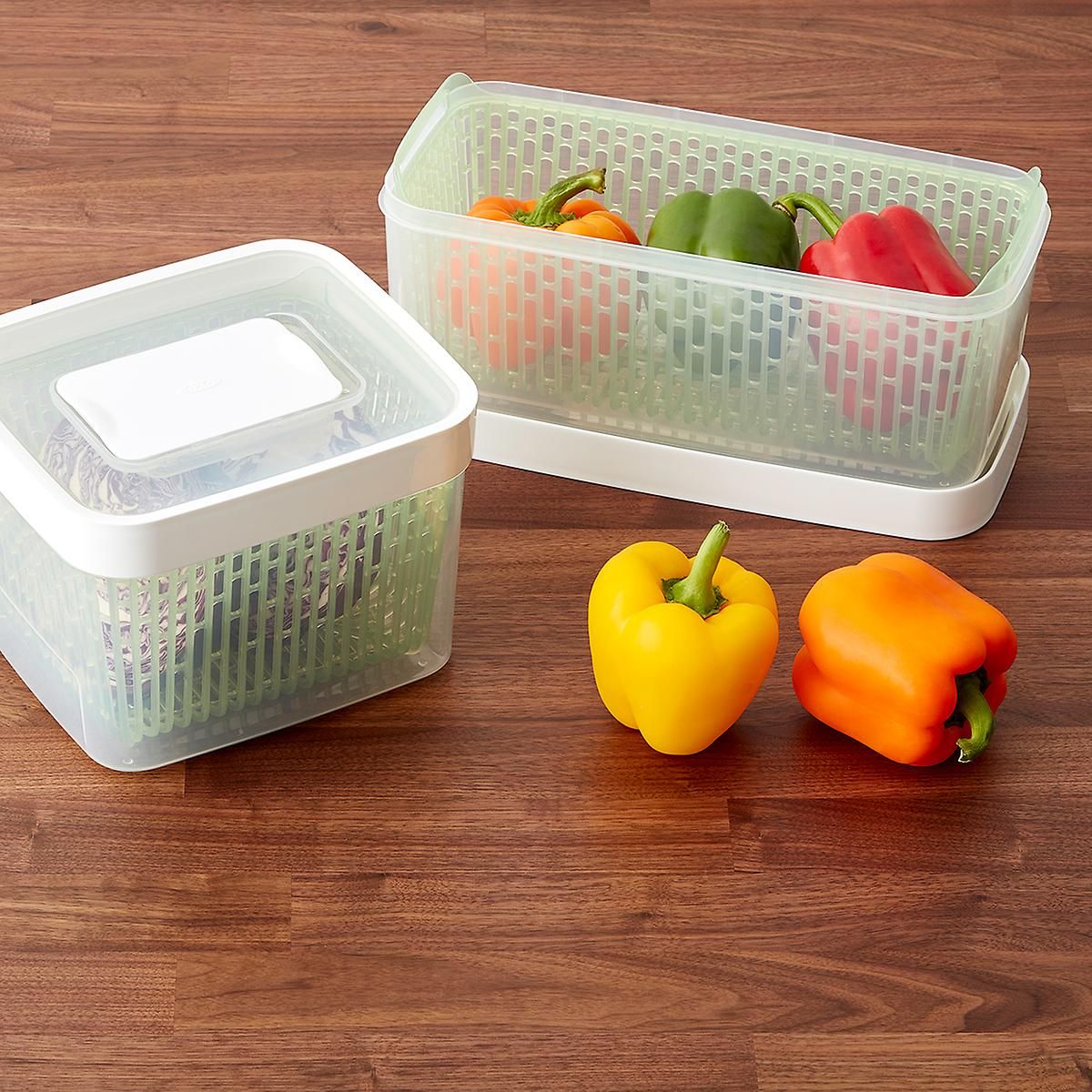 OXO greensaver Produce Keepers | The Container Store