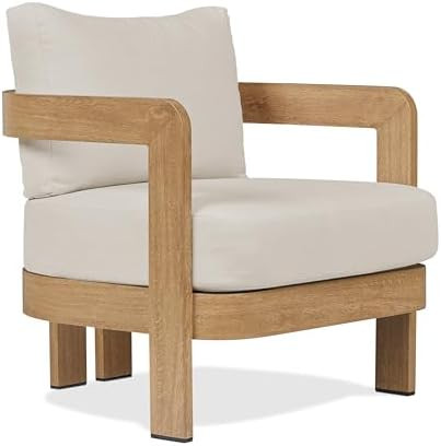 Real Flame Arlo Outdoor Patio Chair with Sunbrella Cushions, Outdoor Deep Seating Patio Chair, Po... | Amazon (US)