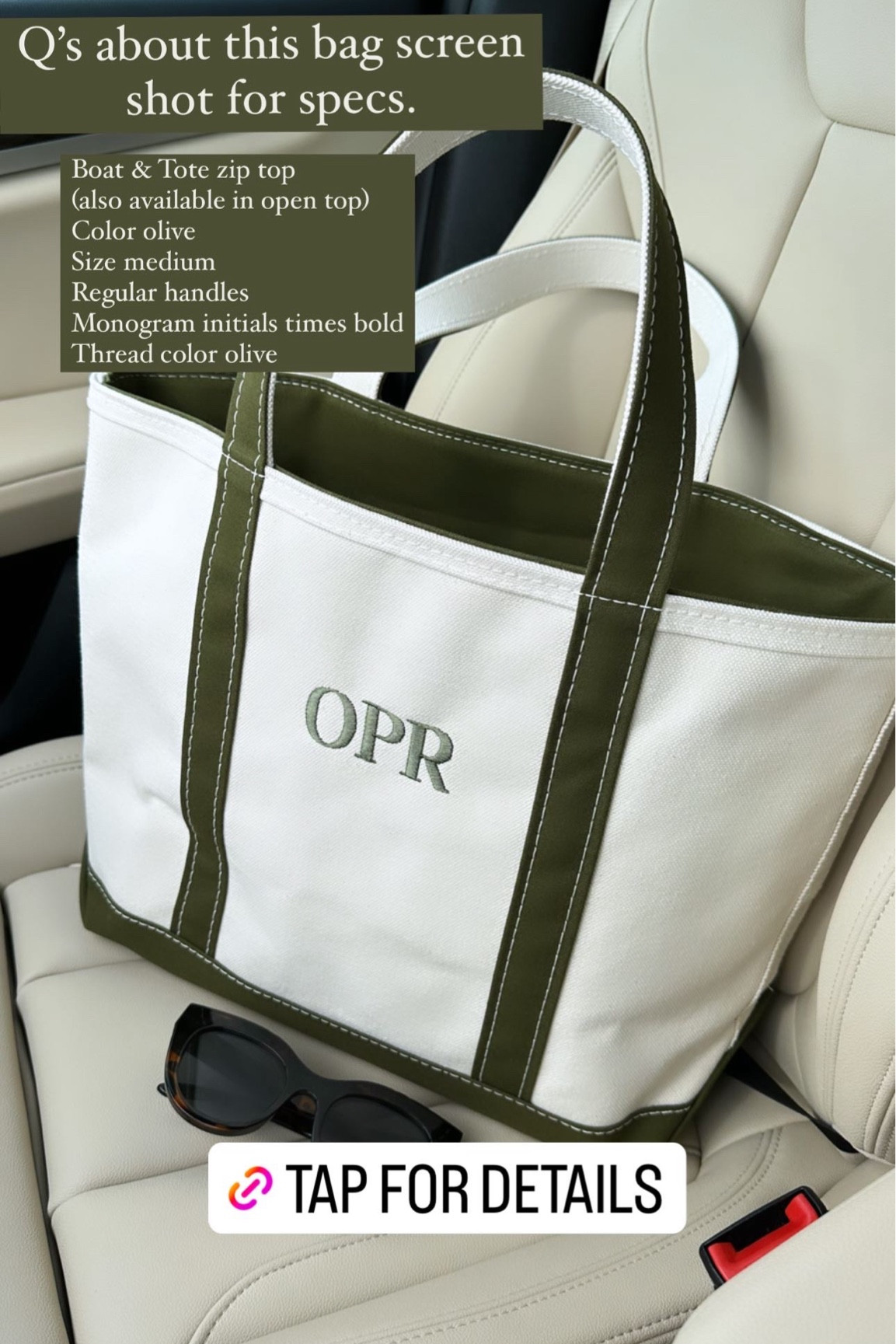 My olive boat and tote 

#LTKFindsUnder50