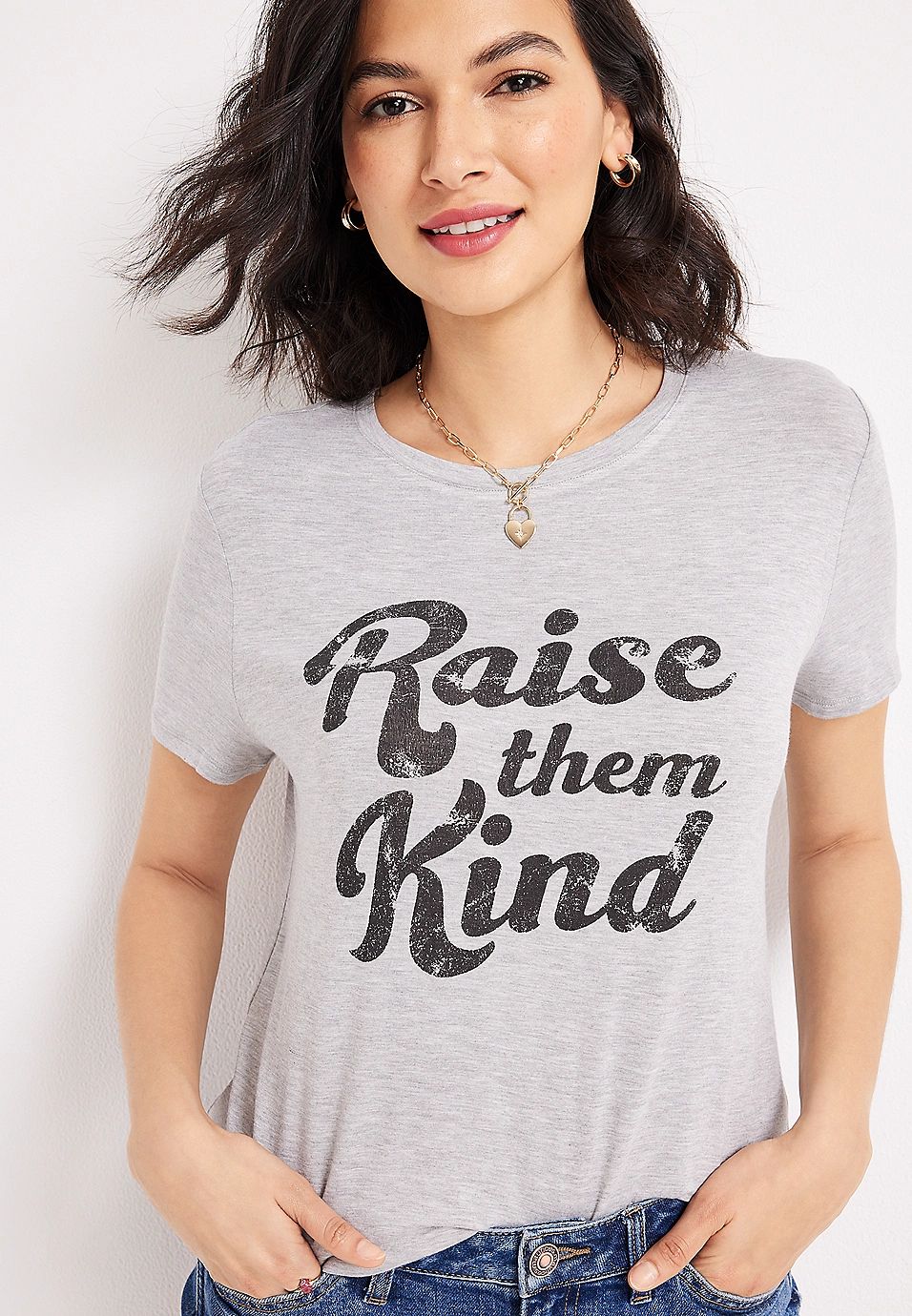 Raise Them Kind Graphic Tee | Maurices