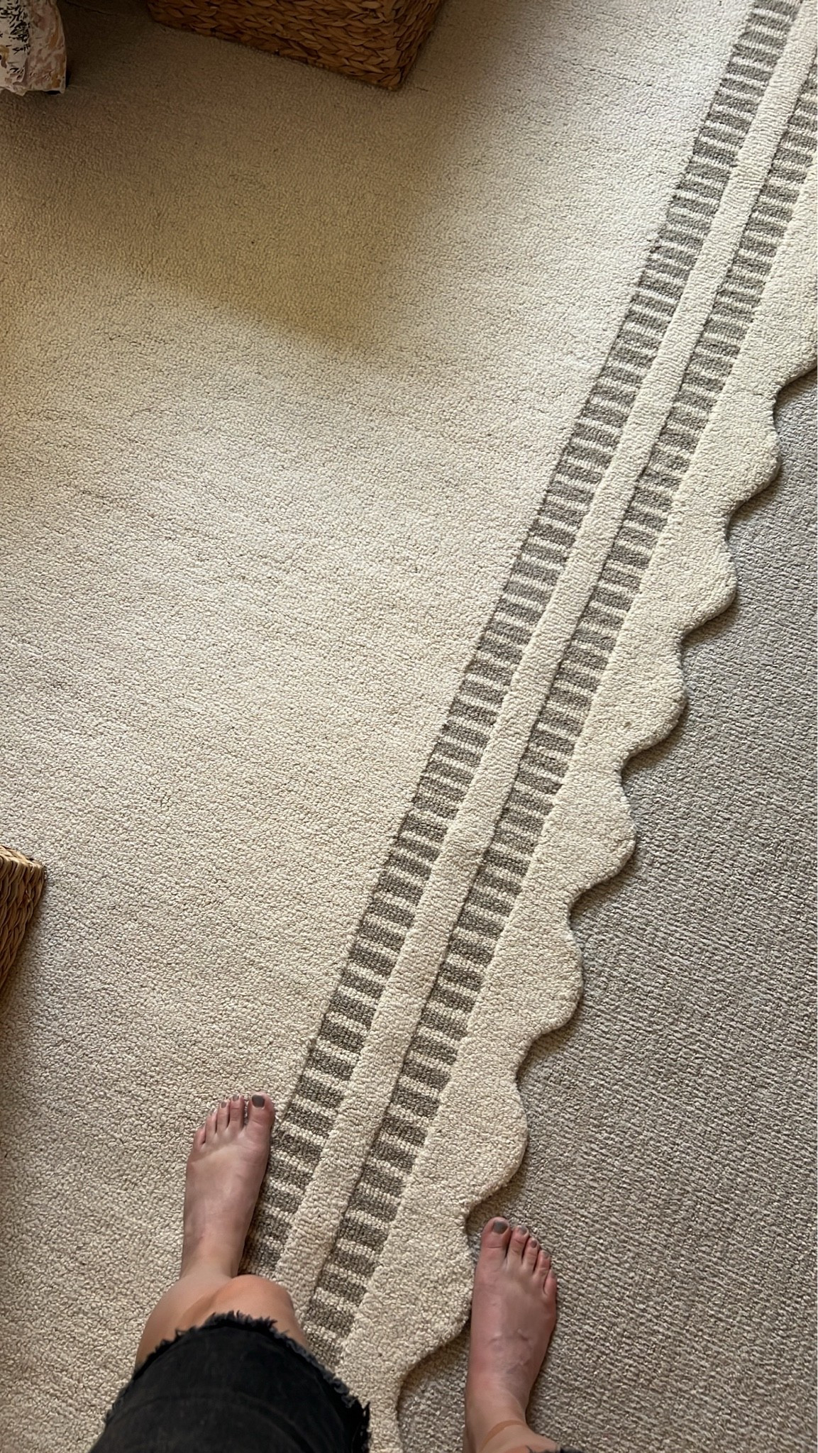 Finally got the cutest rug for the girls’ room 🫢 color way is Ivory/Grey

#LTKHome