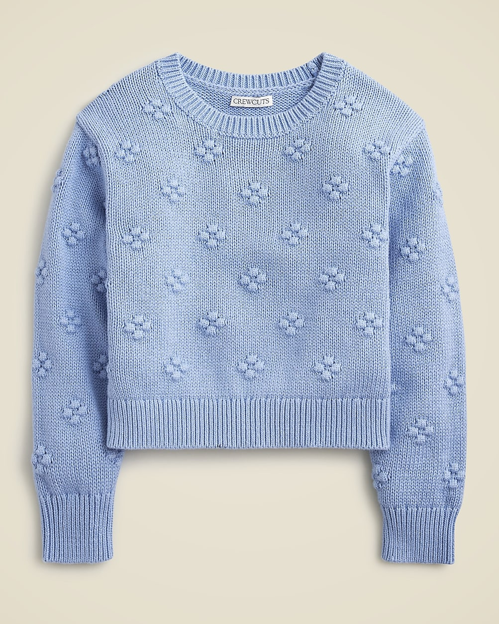 Girls' cropped bobble sweater | J. Crew US