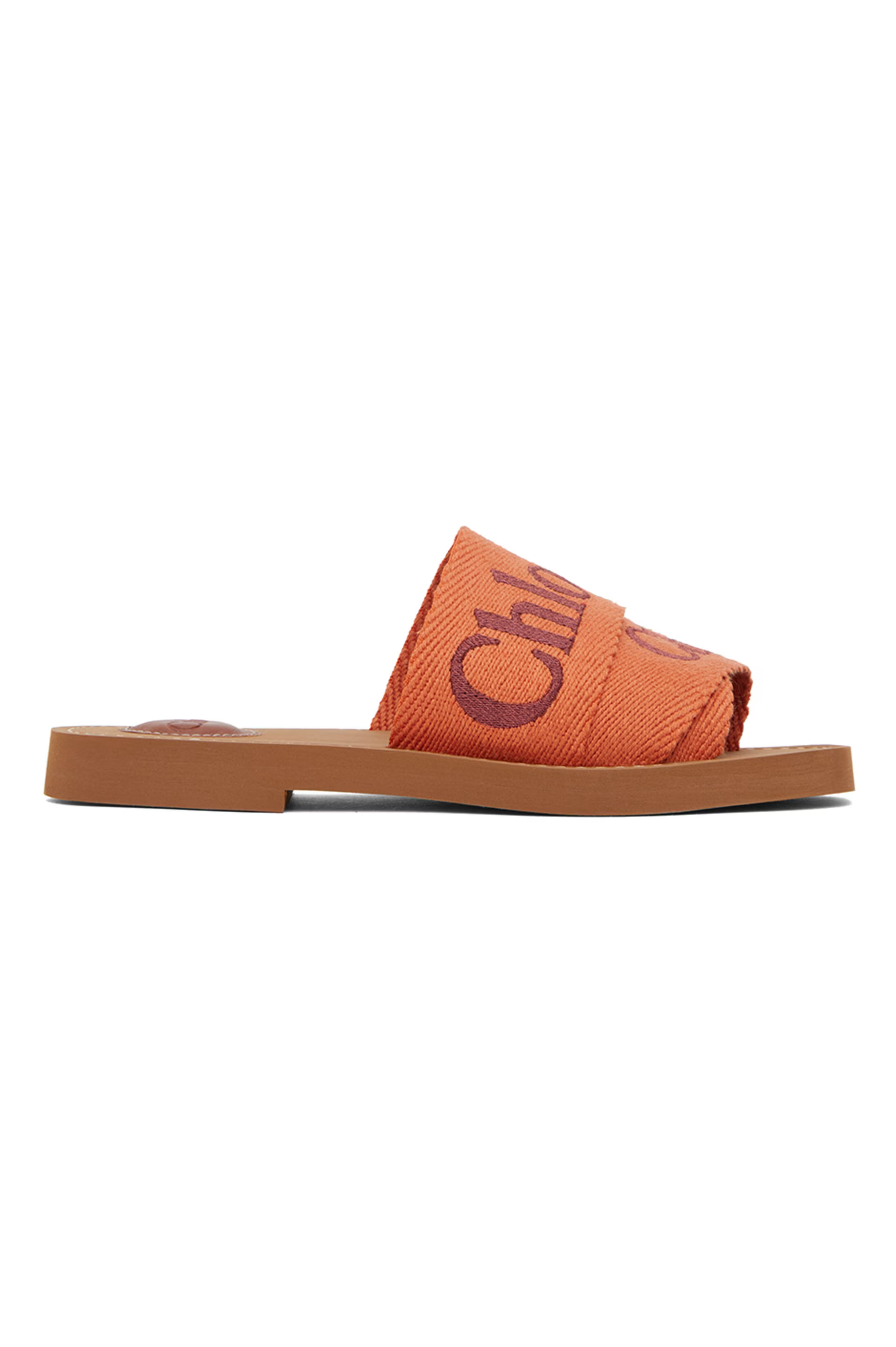 Orange Woody Mules | SSENSE