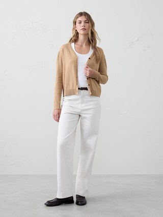 Forever V-Neck Cardigan Sweater | Banana Republic Factory