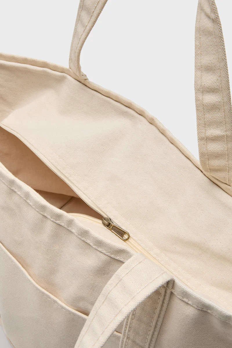 Natural Large Canvas Tote | Tuckernuck (US)
