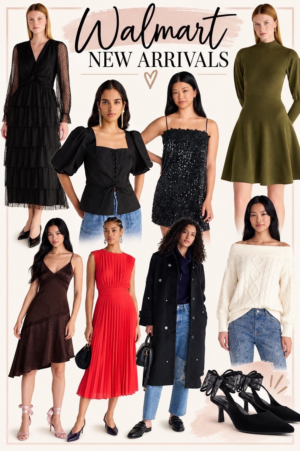 New arrivals from Walmart. 

Holiday dress