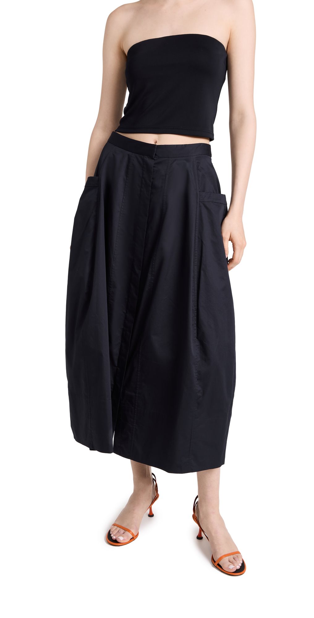 Tibi Eco Poplin Lantern Skirt | Shopbop