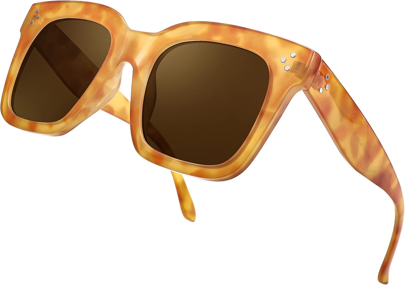 FEISEDY Vintage Women Butterfly Sunglasses Designer Luxury Square Gradient Sun Glasses Shades B24... | Amazon (US)